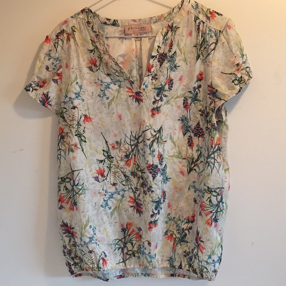 Philosophy Floral Print Blouse Small